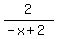 2%2F%28-x%2B2%29