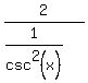 2%2F%281%2Fcsc%5E2%28x%29%29