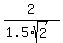 2%2F%281.5%2Asqrt%282%29%29