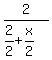 2%2F%282%2F2%2Bx%2F2%29