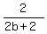 2%2F%282b%2B2%29