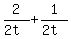 2%2F%282t%29%2B1%2F%282t%29
