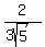 2%2F%283sqrt%285%29%29