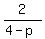 2%2F%284-p%29