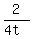 2%2F%284t%29