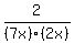 2%2F%287x%29%282x%29