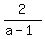 2%2F%28a-1%29