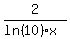 2%2F%28ln%2810%29x%29