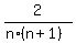 2%2F%28n%2A%28n%2B1%29%29