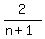 2%2F%28n%2B1%29