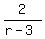 2%2F%28r-3%29