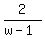 2%2F%28w-1%29