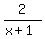 2%2F%28x%2B1%29