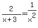 2%2F%28x%2B3%29=1%2Fx%5E2