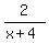 2%2F%28x%2B4%29