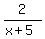 2%2F%28x%2B5%29