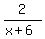 2%2F%28x%2B6%29
