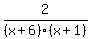 2%2F%28x%2B6%29%28x%2B1%29