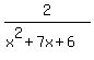 2%2F%28x%5E2%2B7x%2B6%29