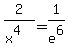 2%2F%28x%5E4%29=1%2Fe%5E6