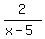 2%2F%28x-5%29