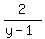 2%2F%28y-1%29