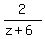 2%2F%28z%2B6%29