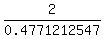 2%2F0.4771212547