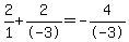 2%2F1%2B2%2F-3=-4%2F-3