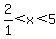 2%2F1%3Cx%3C5