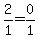 2%2F1=0%2F1
