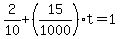 2%2F10%2B%2815%2F1000%29t=1
