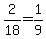 2%2F18+=+1%2F9