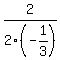 2%2F2%28-+1%2F3%29