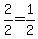 2%2F2+=+1%2F2