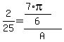 2%2F25=%28%287%2Api%29%2F6%29%2FA