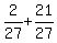 2%2F27+%2B+21%2F27
