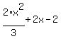 2%2F3%2Ax%5E2%2B2x-2