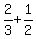 2%2F3%2B1%2F2