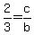 2%2F3=c%2Fb