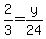 2%2F3=y%2F24
