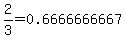 2%2F3+=+0.6666666667