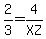 2%2F3+=+4%2FXZ