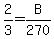 2%2F3+=+B%2F270