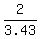2%2F3.43