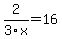 2%2F3x=16