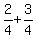 2%2F4%2B3%2F4