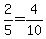 2%2F5=4%2F10