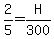 2%2F5=H%2F300