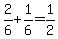 2%2F6+%2B+1%2F6+=+1%2F2